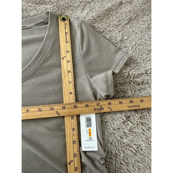 Calvin Klein Women Regular fit Short Sleeve T-Shirt Shirt S Solid - Picture 9 of 13